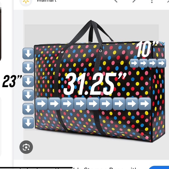 Water Resistant Reusable Extra Large Storage Bag Over Size Storage Bag - Picture 3 of 5